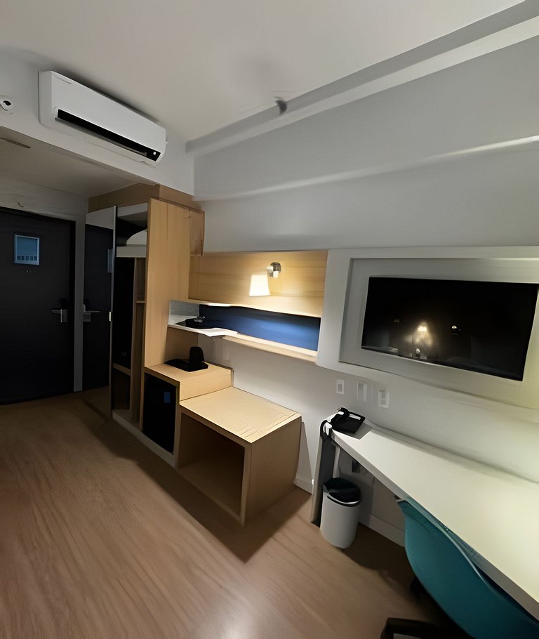 Flat 50m da praia. Stay Santos