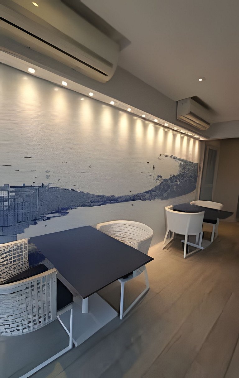 Flat 50m da praia. Stay Santos