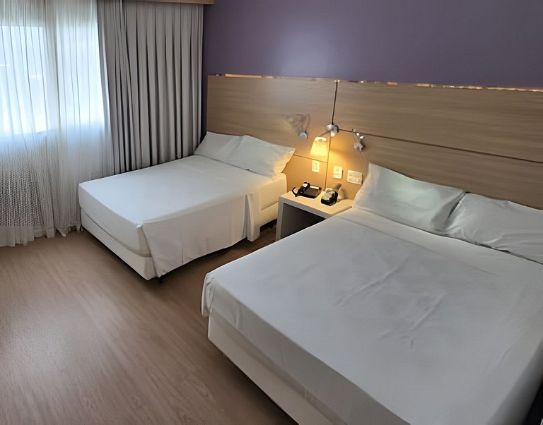 Studio a poucos passos do mar em Santos-SP