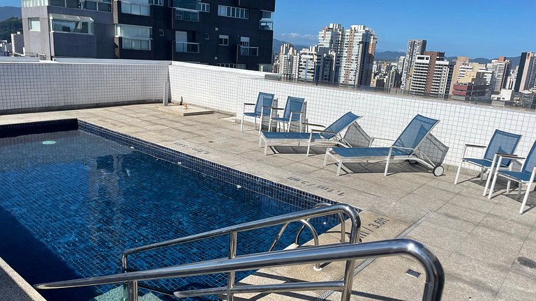 Flat 50m da praia. Stay Santos