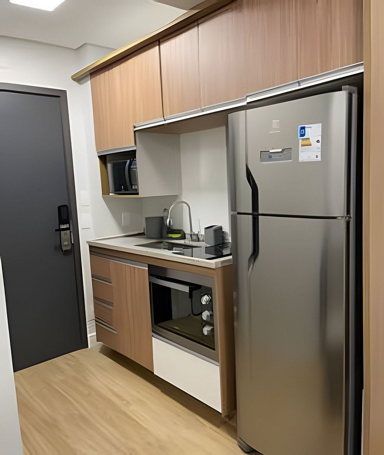 Flat completo com vista-mar e cozinha STAY I