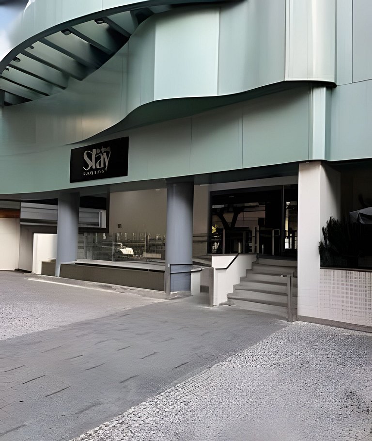 Flat completo com vista-mar e cozinha STAY I