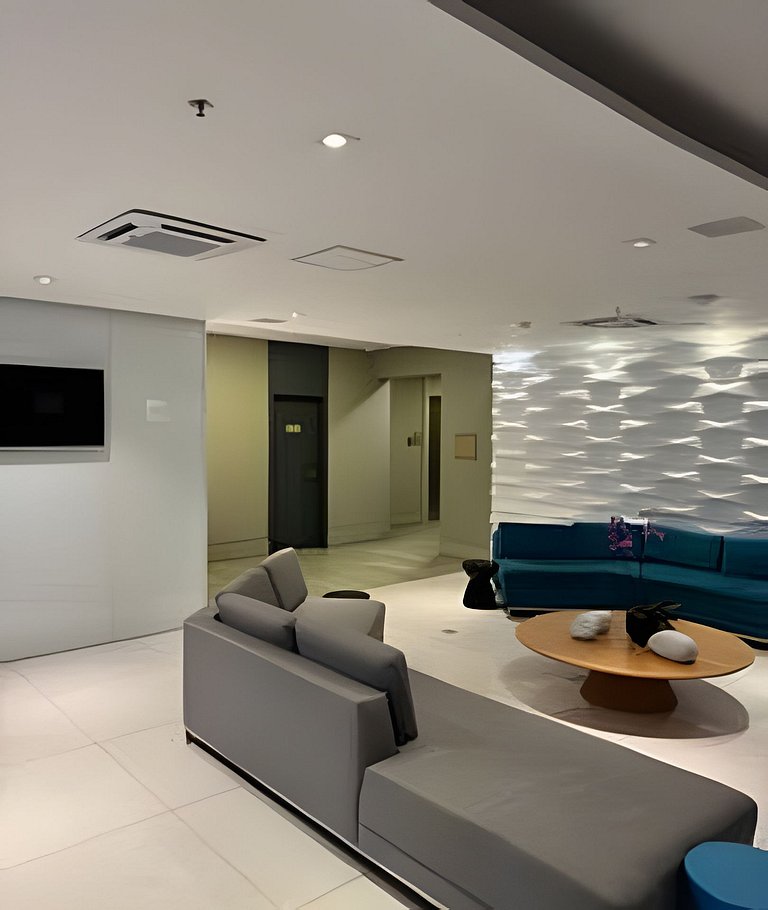 Flat completo com vista-mar e cozinha STAY I