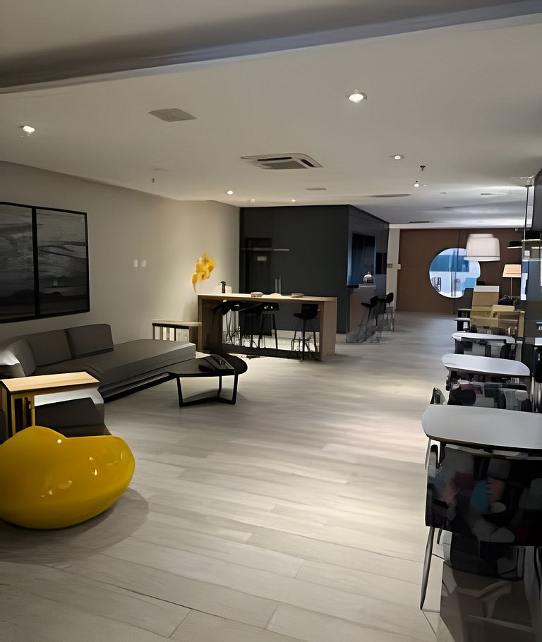 Flat completo com vista-mar e cozinha STAY I