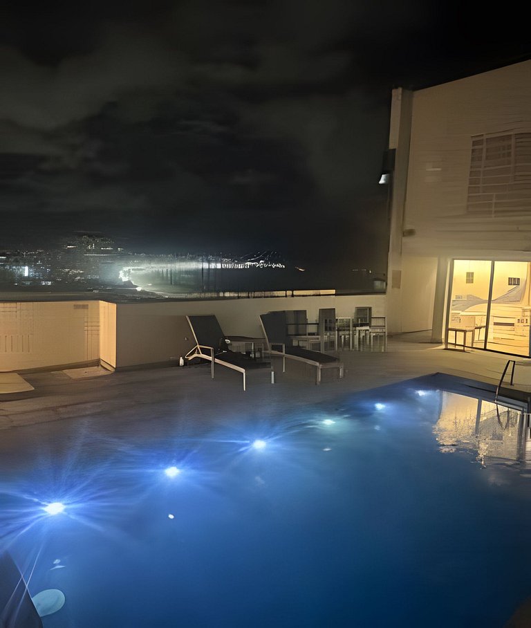 Flat completo com vista-mar e cozinha STAY I