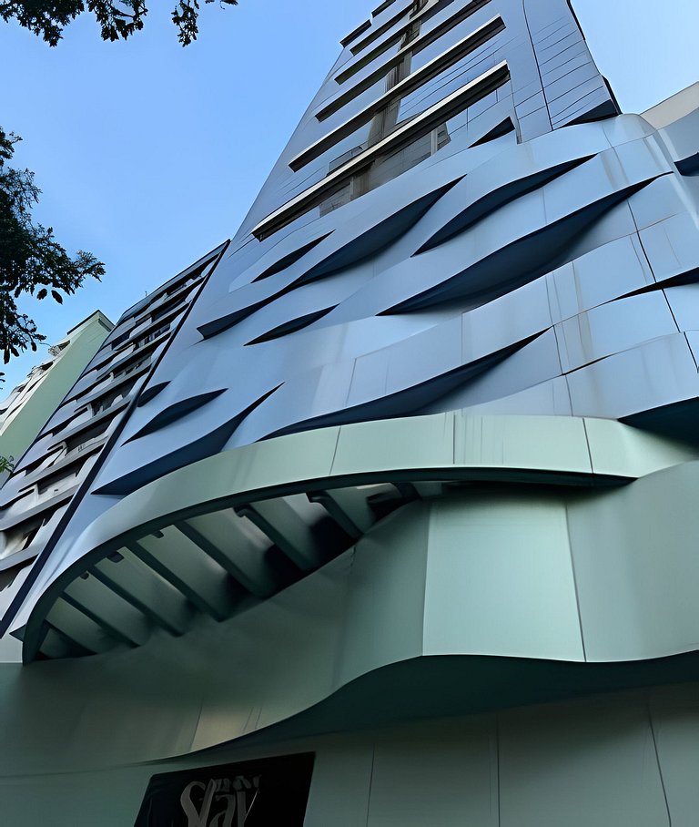 Flat completo com vista-mar e cozinha STAY I