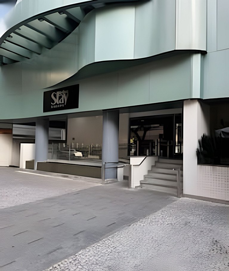 Flat com linda vista-mar e cozinha - Stay II