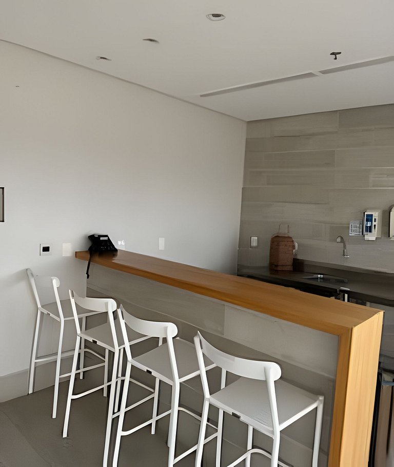 Flat com linda vista-mar e cozinha - Stay II