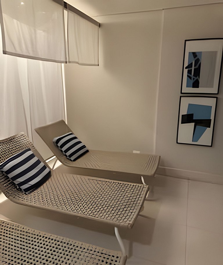 Flat com linda vista-mar e cozinha - Stay II