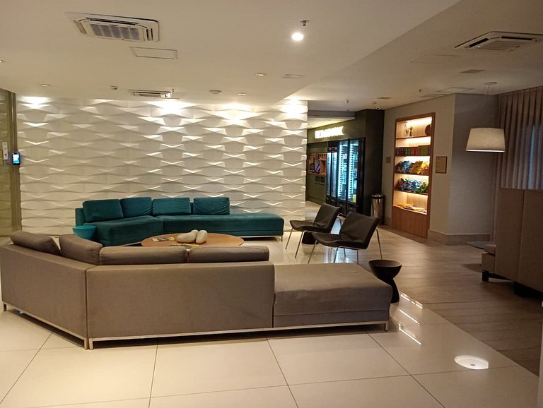 Flat com linda vista-mar e cozinha - Stay II