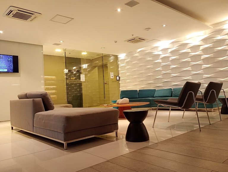 Flat com linda vista-mar e cozinha - Stay II