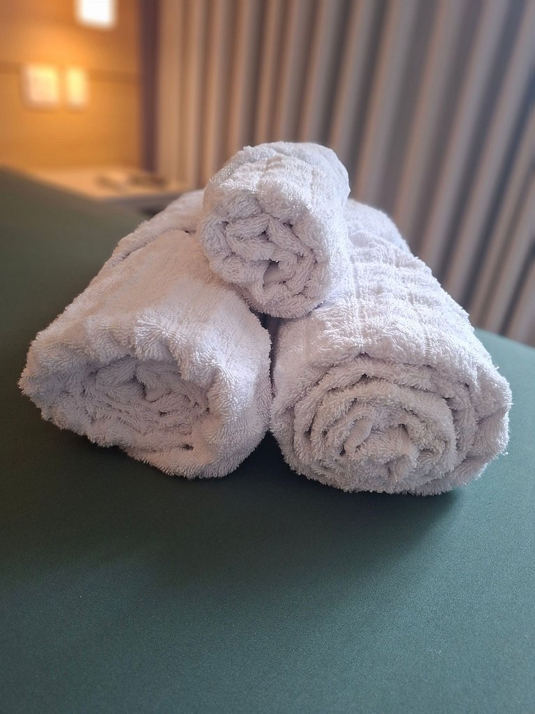 Studio com vista mar na quadra da praia de Santos!