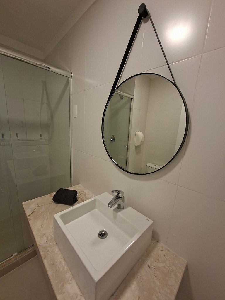 Studio a 50m da praia de Santos!