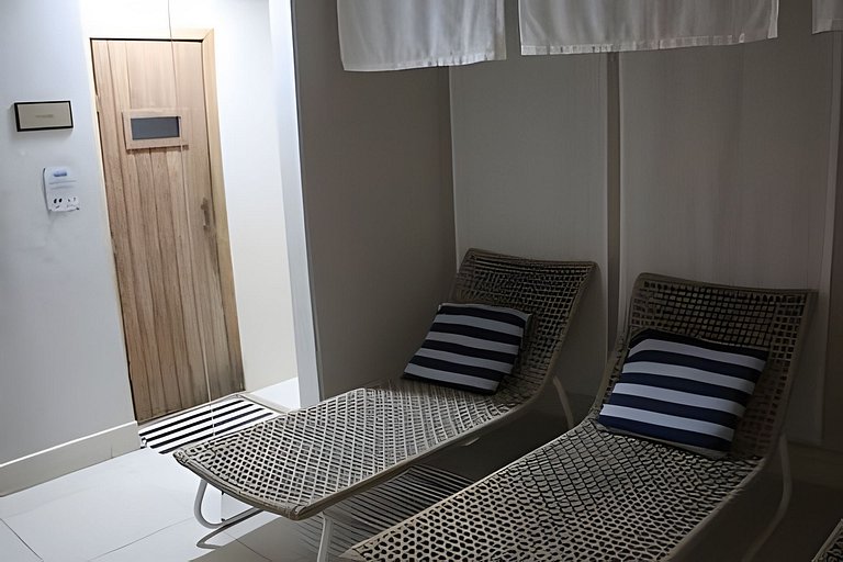 Varanda com vista mar na melhor localização