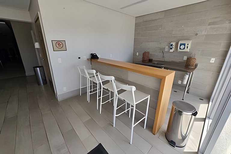 Studio Stay Santos – varanda vista mar