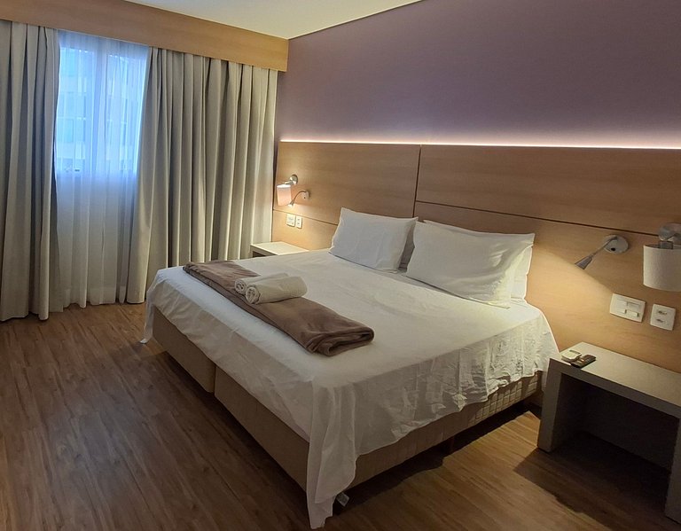 Flat a apenas 1 min da praia em Santos