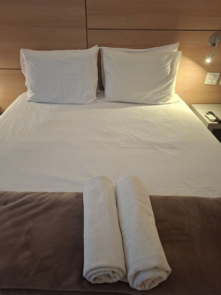 Flat a apenas 1 min da praia em Santos