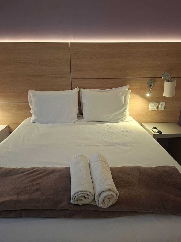 Flat a apenas 1 min da praia em Santos