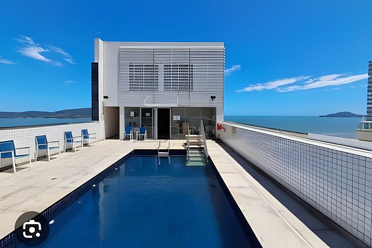 Studio Premium: Quadra da praia •Cozinha • Piscina