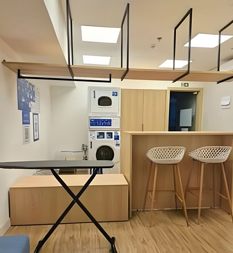 Studio Premium: Quadra da praia •Cozinha • Piscina