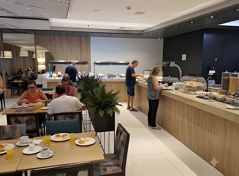 Studio Premium: Quadra da praia •Cozinha • Piscina