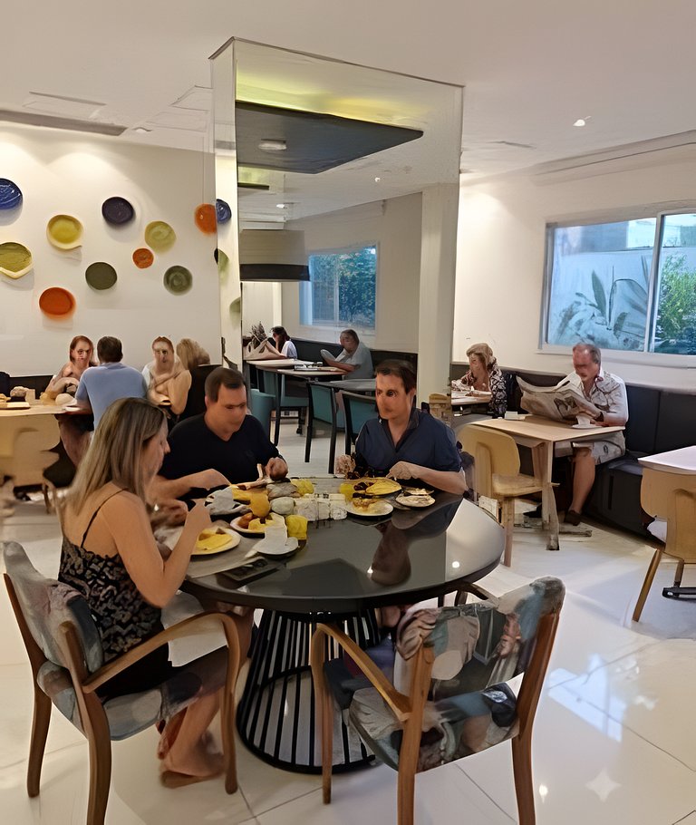 Studio Premium: Quadra da praia •Cozinha • Piscina