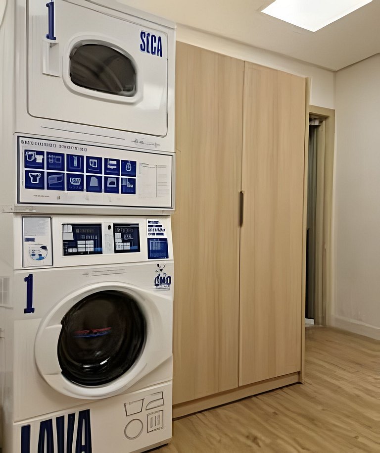 Studio Premium: Quadra da praia •Cozinha • Piscina