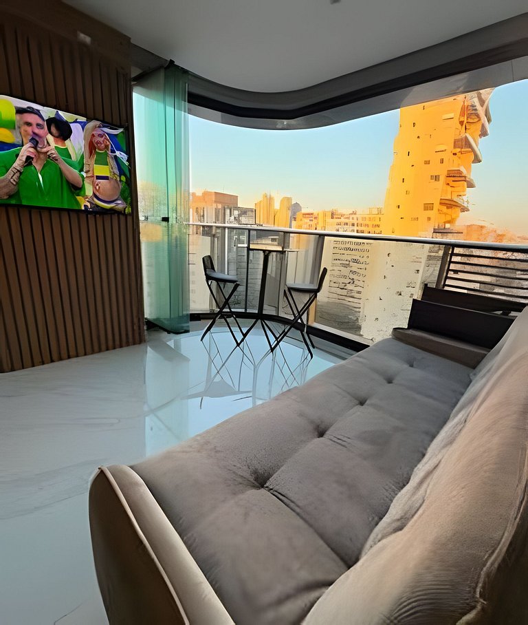 Flat Premium no Jardins - prox. Parque Ibirapuera