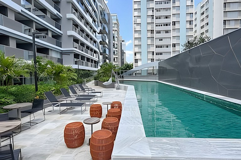 Flat Premium no Jardins - prox. Parque Ibirapuera