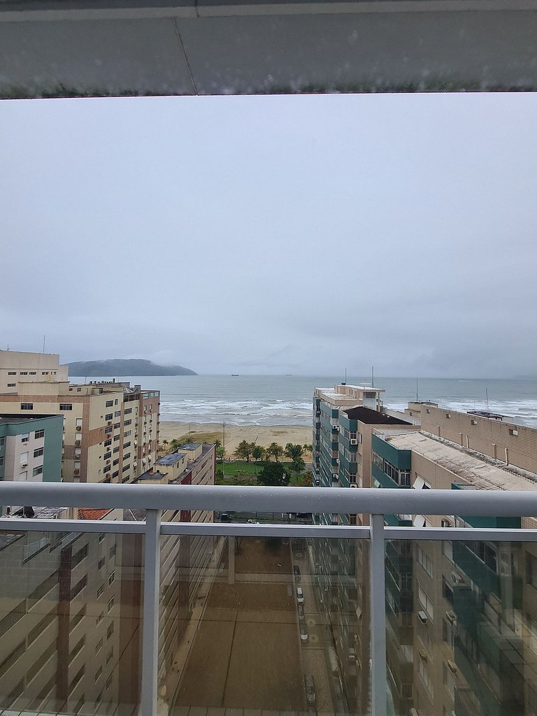 Studio com varanda vista mar