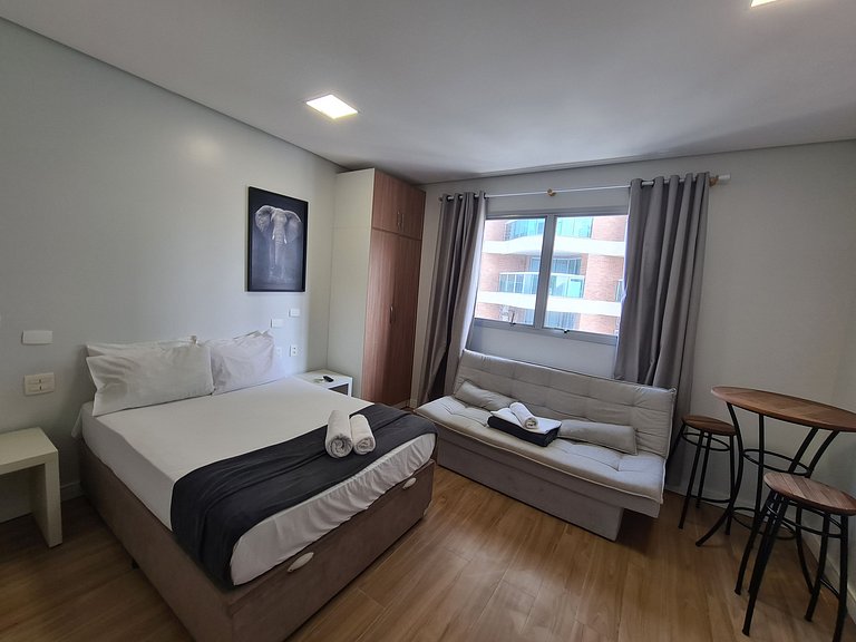Flat com linda vista-mar e cozinha - Stay II