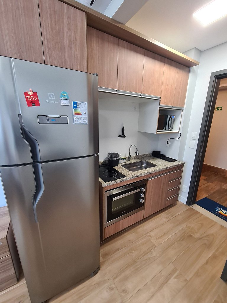 Flat com linda vista-mar e cozinha - Stay II