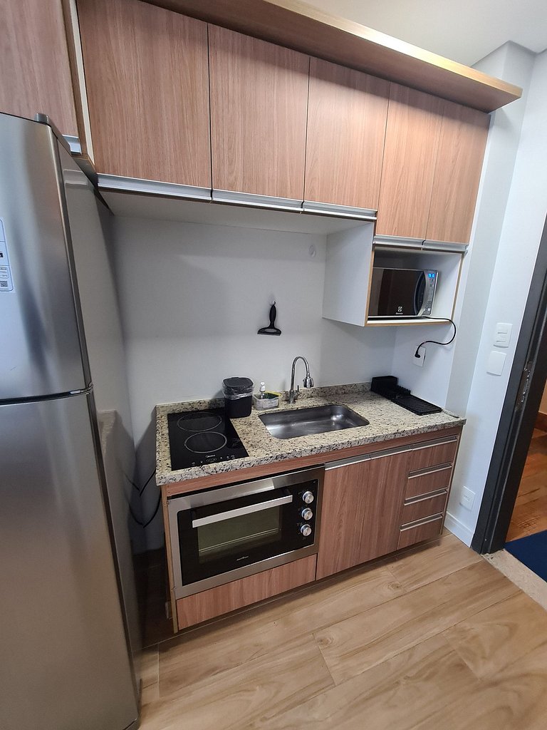 Flat com linda vista-mar e cozinha - Stay II